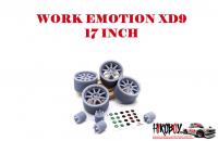1:24 17" Work Emotion XD9 Wheels