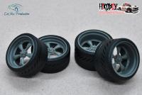 1:24 19" Wheels American Racing Torq with Tyres