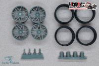 1:24 20" Wheels Vossen VSP-315t with Tyres