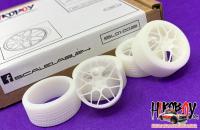 1:24 21" FF HRE Wheels and Resin Tyres