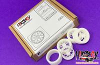 1:24 21" FF HRE Wheels and Resin Tyres