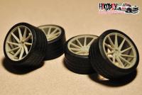 1:24 21" Wheels Vossen VPS-310t with Tyres