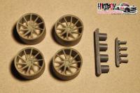 1:24 21" Wheels Vossen VPS-310t with Tyres