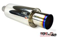 1:24 HKS Metal Exhaust (L size) - Silver