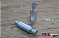 1:24 HKS Metal Exhaust (L size) - Silver