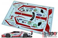 1:24 #69 Ford GT Le Mans Decals