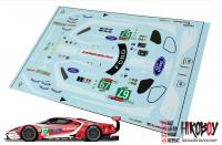 1:24 #67 Ford GT Le Mans Decals
