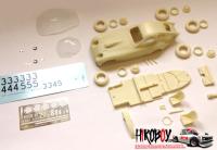 1:24 Bristol 450 Le Mans 1954 n° 33/34/35 Model Kit