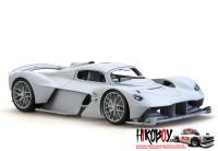 1:24 Aston Martin Valkyrie -  Full Resin Model Kit