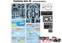 1:24 Koenigsegg Agera RS -  Full Resin Model Kit