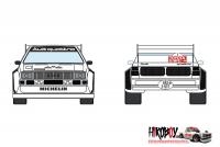 1:24 Audi Quattro Sport S1 - Winning car at the "Toyota Olympus Rally 1985 Decals