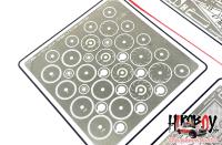 1:24 Audi R8 LMS GT3 Photoetched Detail up Set(for NUNU)