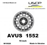 1:24 Avus 1552 16'' Wheels with Tyres