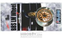 1:24 BBS 18" LM Wheel and Tyre Set