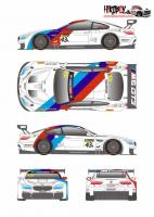 1:24 BMW M6 GT3 2016 Italia Monza Model Kit