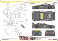1:24 BMW M6 GT3 FIA GT World Cup Macau Carbon Decals (Platz)
