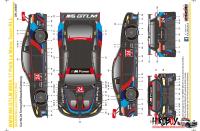 1:24 BMW M6 GTLM IMSA 17 Team RLL Decals (Platz)