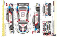 1:24 BMW M6 GTLM IMSA 17 Team RLL Decals (Platz)