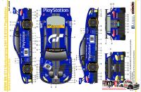 1:24 BMW M6 GT3 Nurburgring 24H 16 #101 Team PlayStation Decals for NuNu