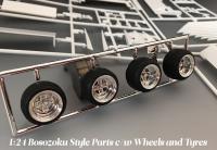 1:24 Bosozoku Style Parts c/w Decals, Wheels and Tyres #46