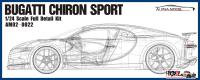 1:24 Bugatti Chiron Sport Full Resin Kit