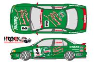 1:24 Castrol Nissan Primera JTCC 1994 Decals for Tamiya