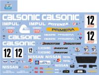1:24 Calsonic Nissan Primera JTCC 1994 Decals for Tamiya