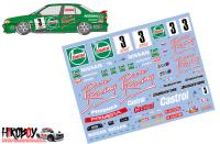 1:24 Castrol Nissan Primera JTCC 1994 Decals for Tamiya