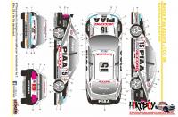 1:24 PIAA Honda Accord JTCC 1996 Decals (for Tamiya kit #24138)