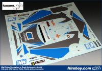 1:24 Citroen C4 WRC Romain/Brissart - Rallye de Wallonie 2011 Decals (Heller)