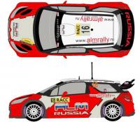 1:24 Citroen DS3 WRC #16 Rally RACC Catalunya 2011 Decals (Heller)