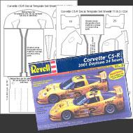 1:24 Corvette C5-R Carbon Fiber Template Set #7110