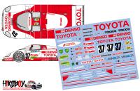 1:24 Denso Toyota 87C 1987 LM  Decals for Hasegawa