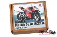 1:12 Ducati Superleggera V4 - Chain Set (PE+Resin) Tamiya 14140