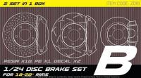 1:24 Disc Brake Set B for 18"-20'' Wheels