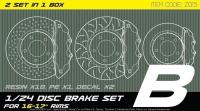 1:24 Disc Brake Set B for 16"-17'' Wheels