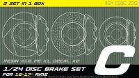 1:24 Disc Brake Set C for 16"-17'' Wheels