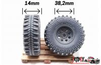 1:24 Extreme Off Road Tyres & Rims