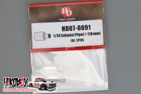 1:24 Exhaust Pipe / Muffler  ø110mm (D) (2 pcs)