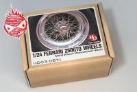 1:24 Ferrari 250GTO Wheels For Fujimi (PE+Resin+Metal Wheels)