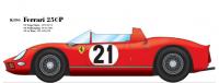 1:24 Ferrari 250P 1963 #21 Le Mans/Sprint Full detail Multi-Media Model Kit