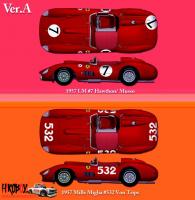 1:24 Ferrari 315S/335S - Ver.A : 335S 1957 LM #7 Full Detail Multi Media Kit