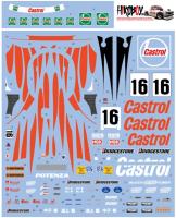 1:24 Castrol Honda NSX Decal Set (for Tamiya)
