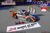 1:24 Flying Lizard 2007 Le Mans Livery for Porsche 911 GT3 (Fujimi)