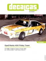 1:24 Opel Manta 400 Group B Opel Finley Team - Rallye Catalunya 1984 Decals
