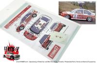 1:24 Ford Escort RS "Bastos" Rally Ypres 1994 Decals