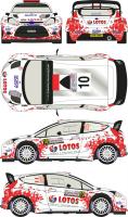 1:24 Ford Fiesta WRC #10 Rally Poland 2014 Decals (Belkits)
