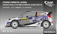 1:24 Ford Fiesta WRC C. Breen / S. Martin - ADAC Rallye Deutschland 2014 Decals