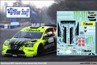 1:24 Ford Focus WRC Valentino Rossi Monza Rally Show 2009 Decals