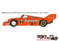 1:24 Porsche 956 Jägermeister Racing Car